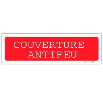Panneau couverture anti-feu