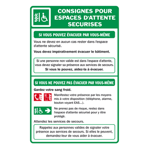 Consignes pour espaces d