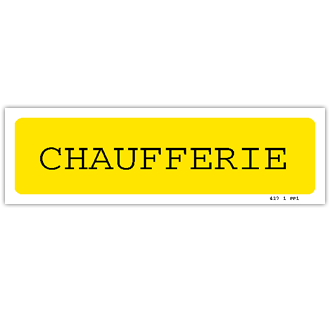 Panneau Chaufferie