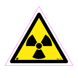 Panneau radioactif
