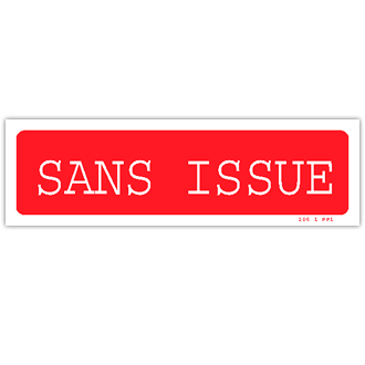 Panneau sans issue